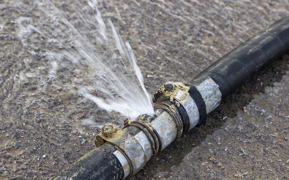 une fuite d'eau Osny